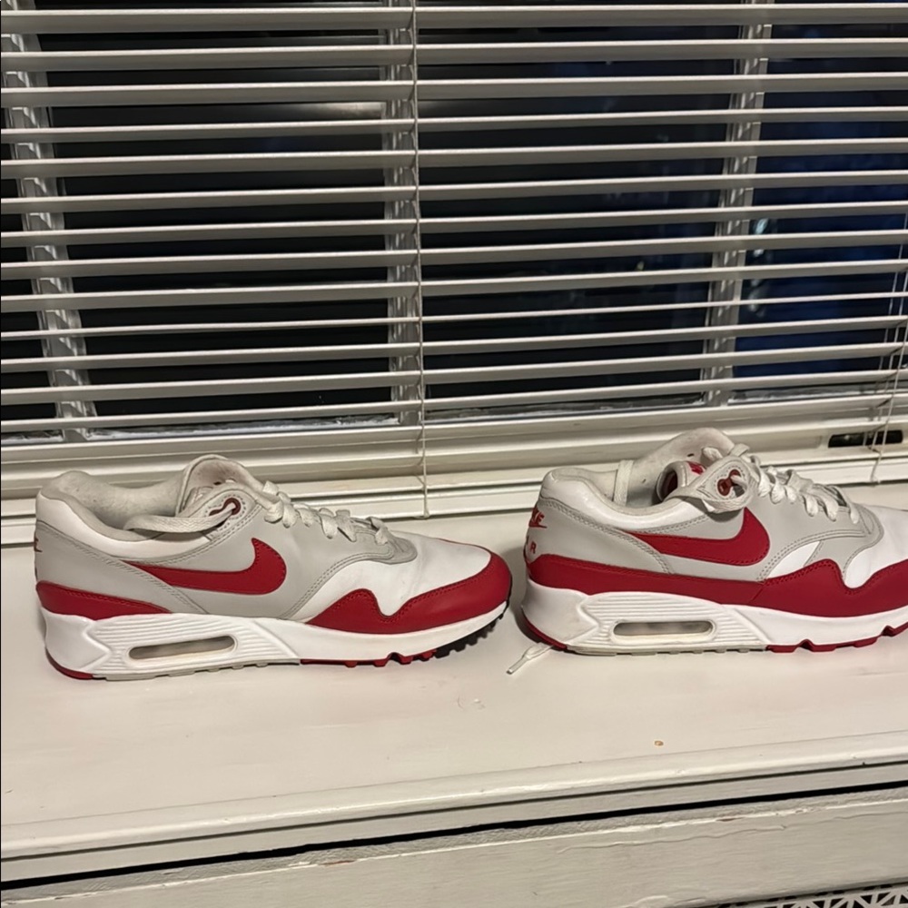 Nike  Red and White Sneakers